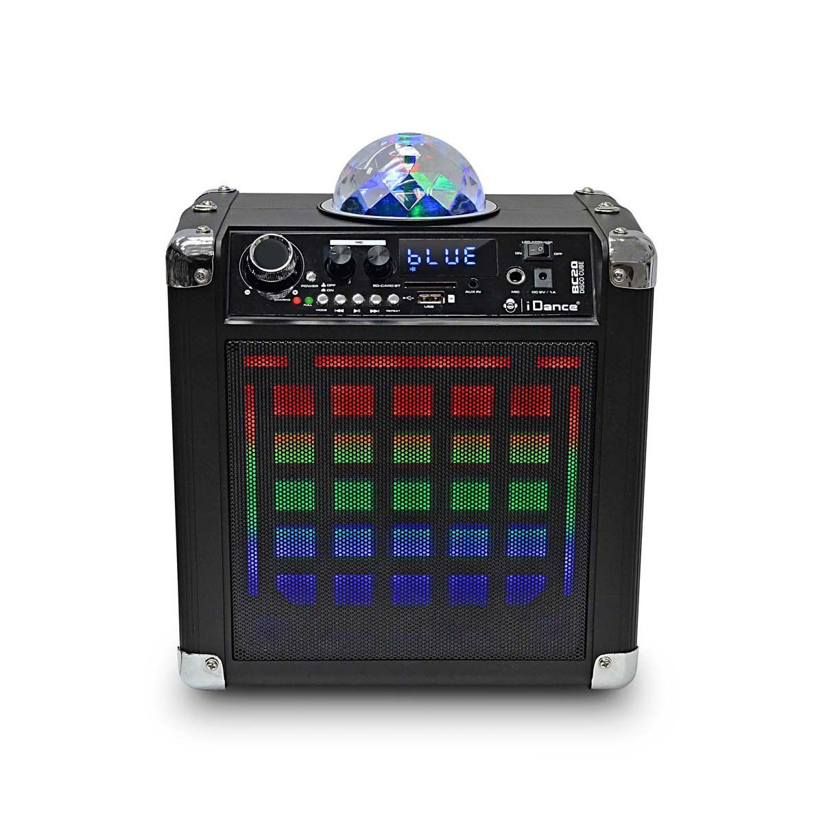 Sphère lumineuse à effet Disco + Façade LED Karaoké