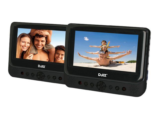 Logicom D-Jix PVS 902-59LDP - 2x 9" LCD Monitors with Built-in DVD Player