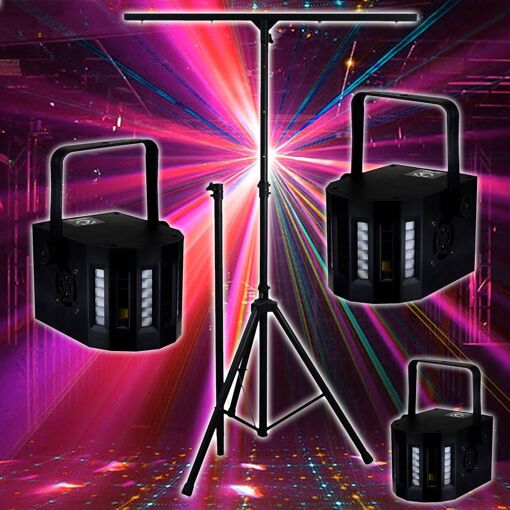Kit de iluminación Lytor Derby con 3 efectos y soporte