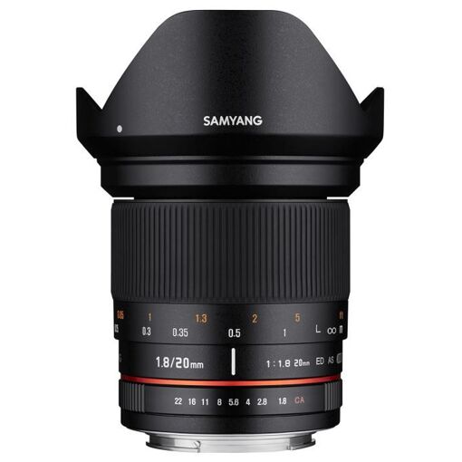 Objectif Samyang 20mm f/1.8 ED AS UMC pour Nikon