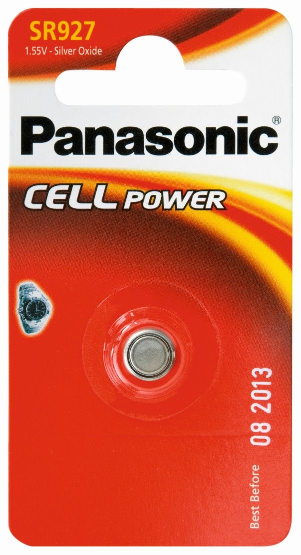 Panasonic SR927SW 1.55V 60mAh Silver Oxid Button Cell