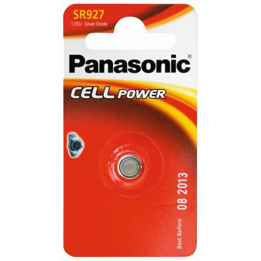 Célula de botón Panasonic SR927SW 1,55V 60mAh de óxido de plata