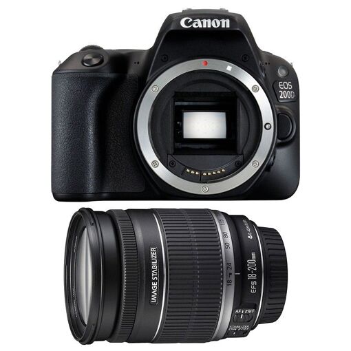Canon EOS 200D + 18-200 IS 3-Year Warranty