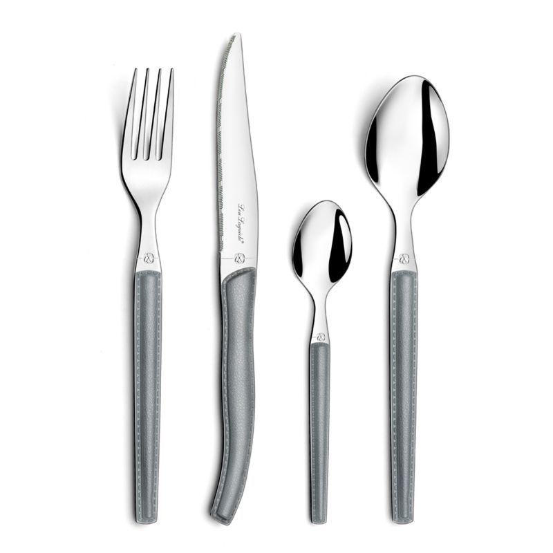 Lou Laguiole Sky 24-Piece Set, Grey