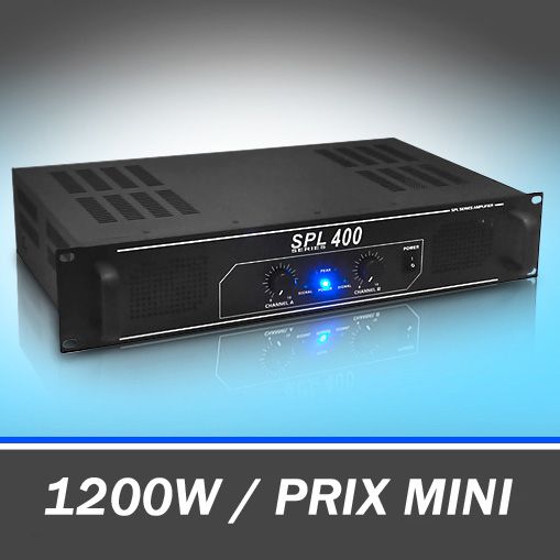Skytec SPL400 DJ PA Stereo Amplifier 1200W