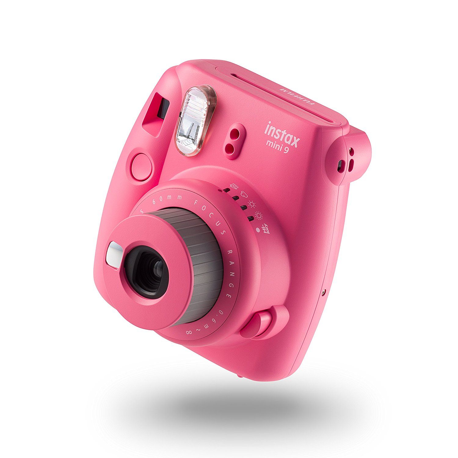 Fujifilm Instax Mini 9 60mm Rose Flamingo Instant Camera