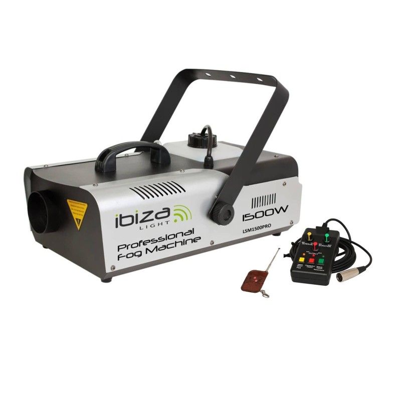 Máquina de humo inalámbrica Ibiza de 1500W con control remoto