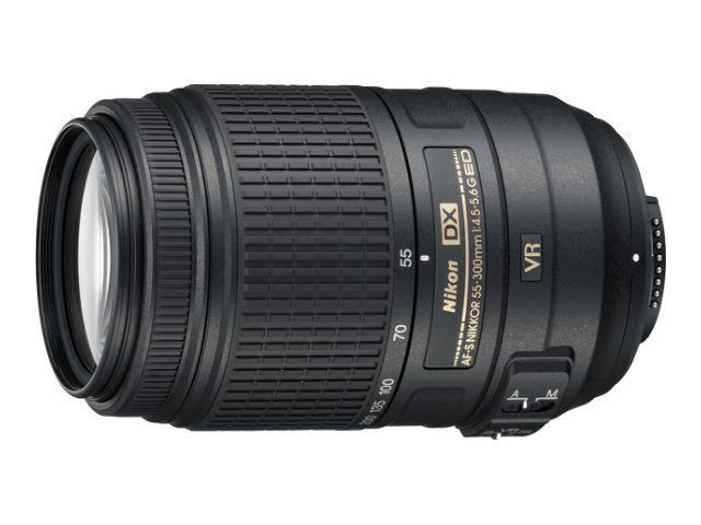 Nikon Nikkor AF-S Telephoto Zoom Lens - 55mm-300mm f/4.5-5.6G ED AF-S VR II - Nikon F Mount