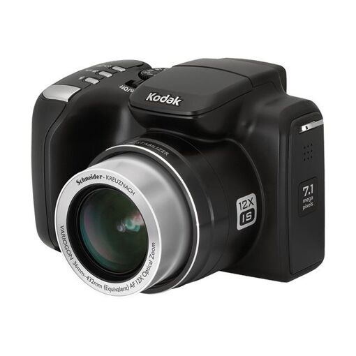Cámara compacta Kodak - 7,1 MP - Zoom óptico 12x - Objetivo Schneider