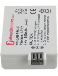 Canon LP-E5 Battery by AboutBatteries