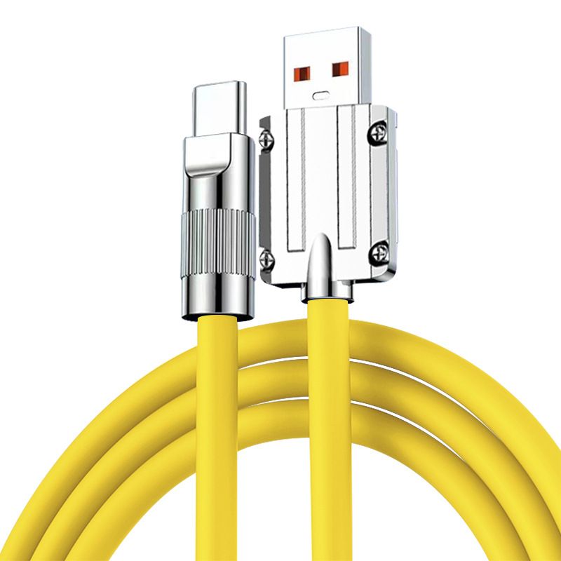 INF 120W USB-C Fast Charge Cable - 1m, Yellow