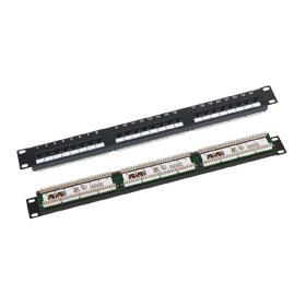 Alantec Gigabit Ethernet Rack Mount Patch Panel (PK-U6-1, Black)