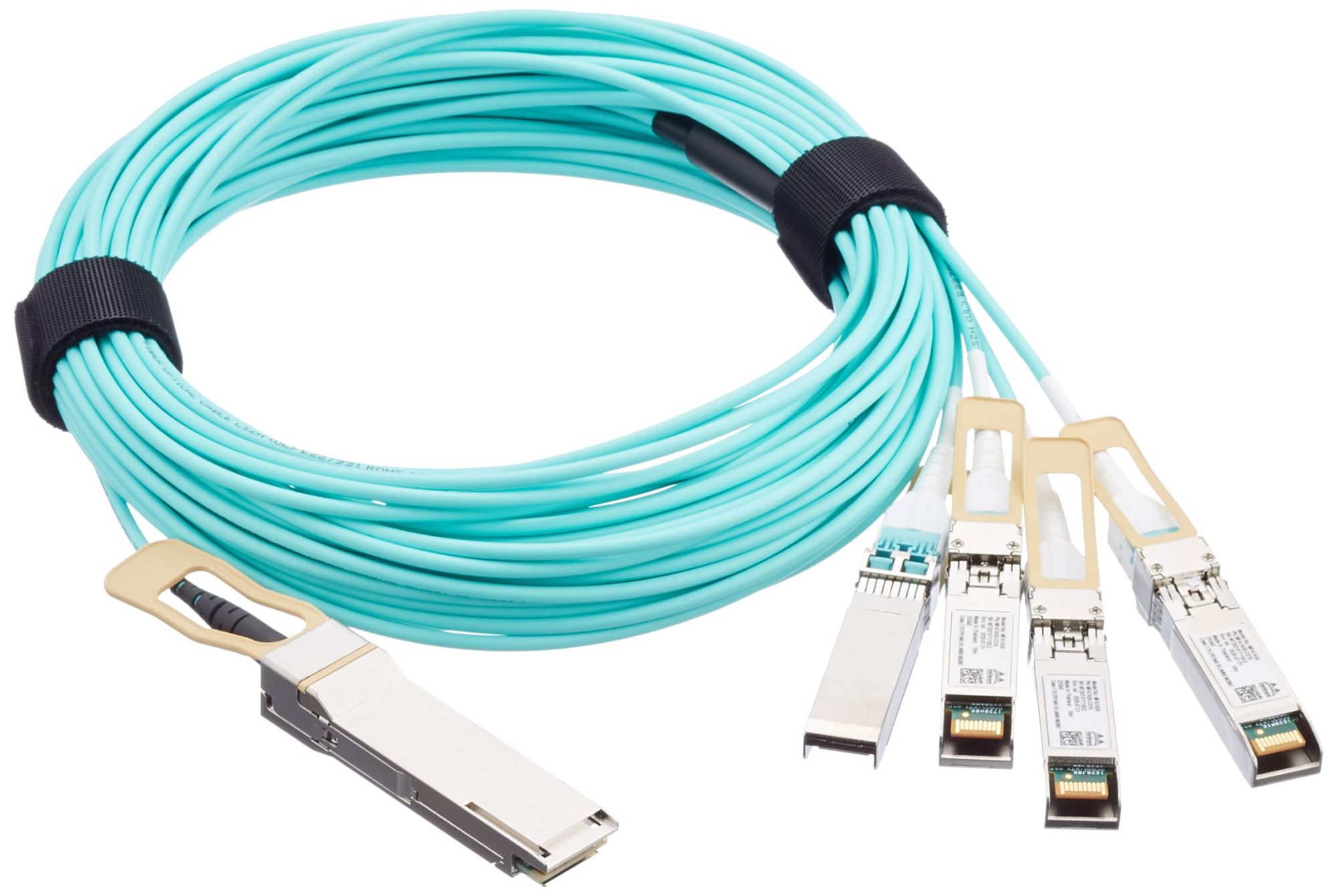 NVIDIA QSFP28 Direct Attach Cable - 10m - Hybrid Copper/Optical Fiber - Active, 100 Gigabit Ethernet