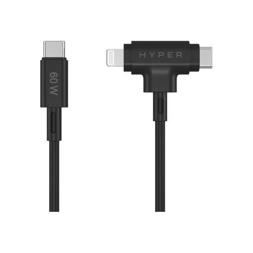 Câble HyperJuice Targus Lightning, 1.5 m, Noir