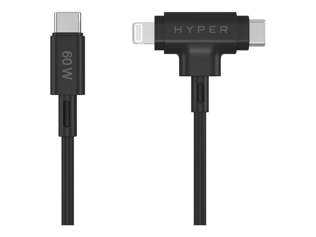 Câble HyperJuice Targus Lightning, 1.5 m, Noir