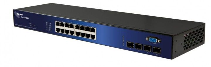 Allnet Managed L2 Gigabit Ethernet Switch ALL-SG8420M (Black)