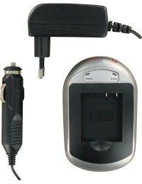 Panasonic DMW-BCJ13E Battery Charger by AboutBatteries (Size: 4x2x8in, Black)