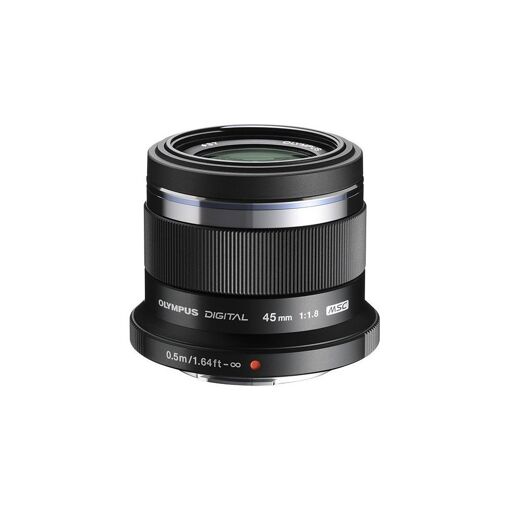 Olympus M.ZUIKO 45mm f/1.8 Hybrid Lens - Black