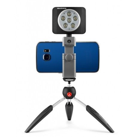 Manfrotto Universal Smartphone Twist Grip - Grey/Silver Mat