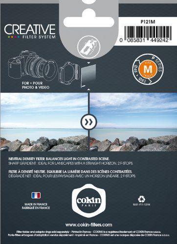 Cokin Grey Graduated Filter G2-Medium (ND4) (0.6) Z121M