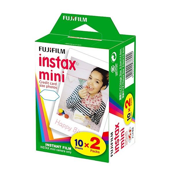 Paquete de película Fujifilm Instax Mini (2 x 10 posadas)