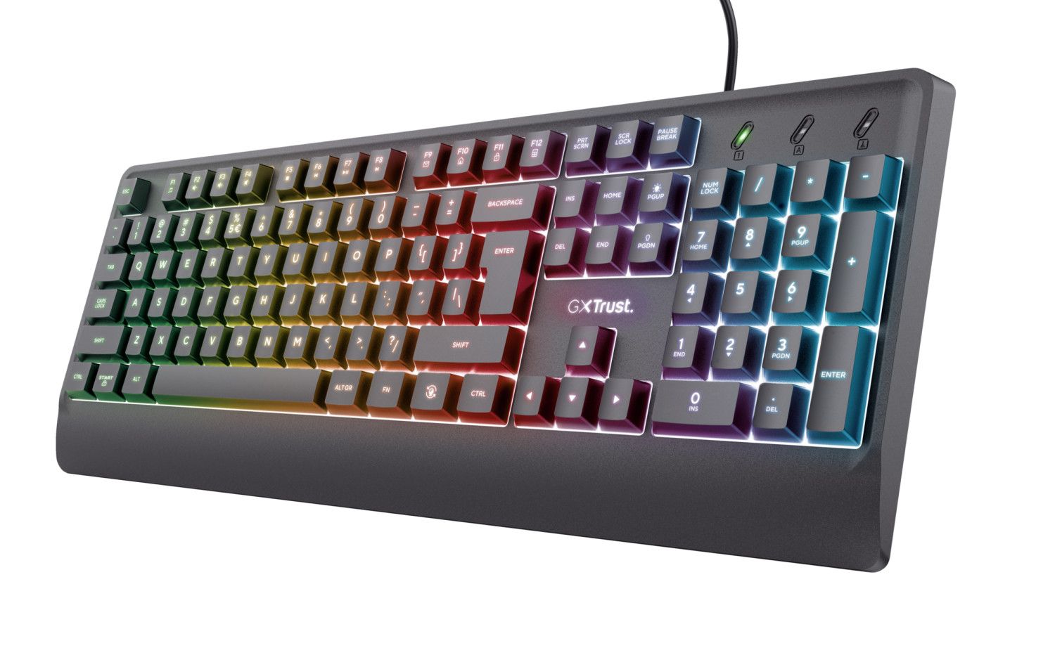 Clavier de jeu Trust USB Noir