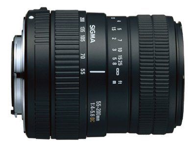 Sigma Zoom Lens - 55-200mm f/4.0-5.6 DC - Canon EF