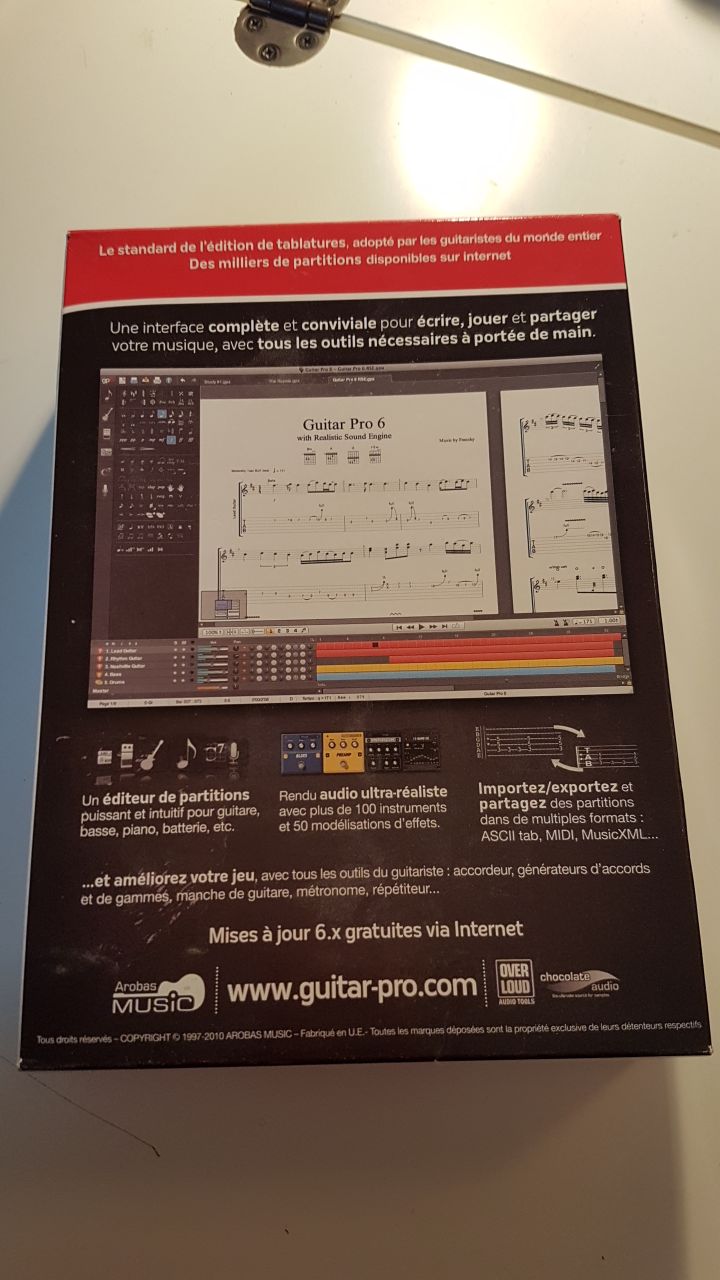 Guitar Pro 6 - Éditeur de tablatures