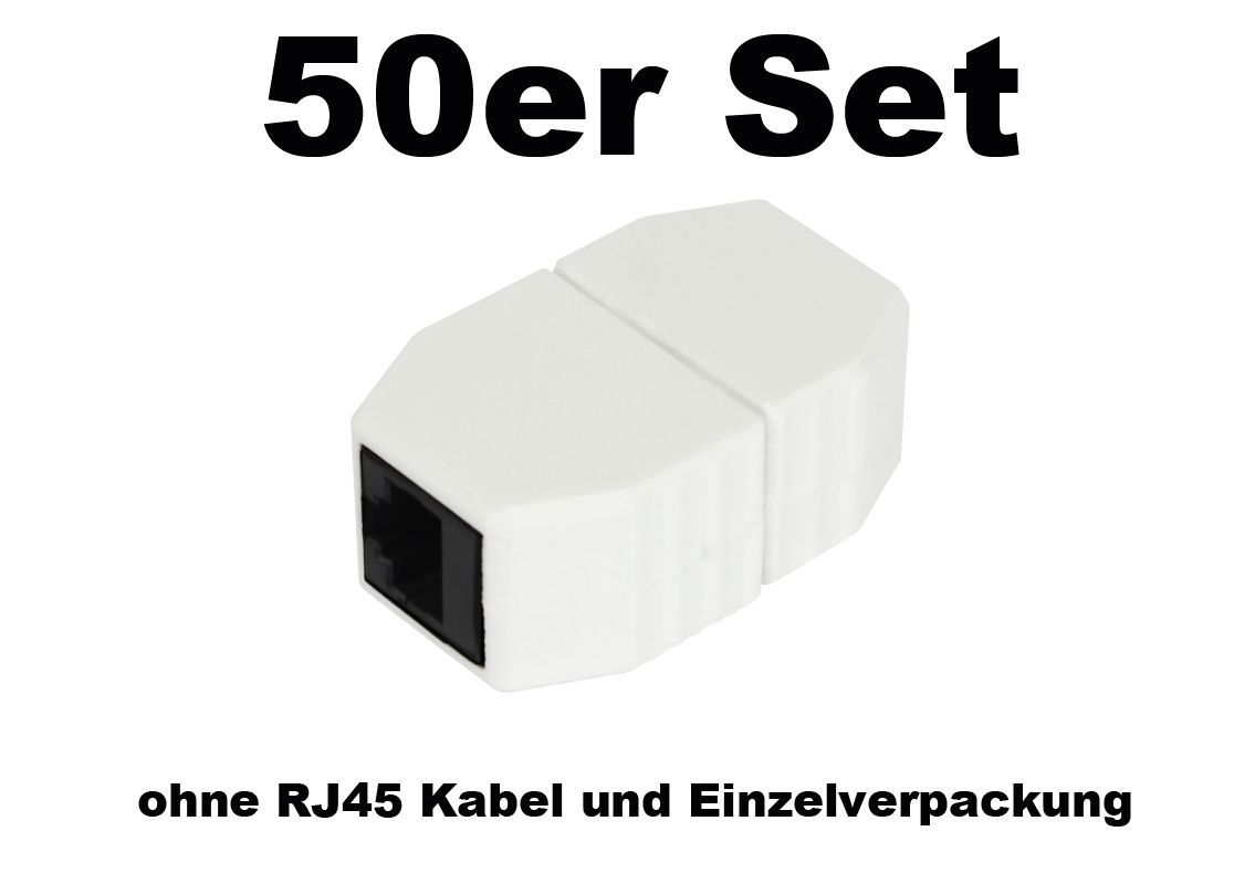 Allnet Cat6a Connector 1:1 8-Port RJ45 Magnetic Security Plug