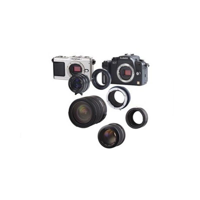 Anillo adaptador Novoflex para objetivos Olympus OM en cámaras Micro 4/3