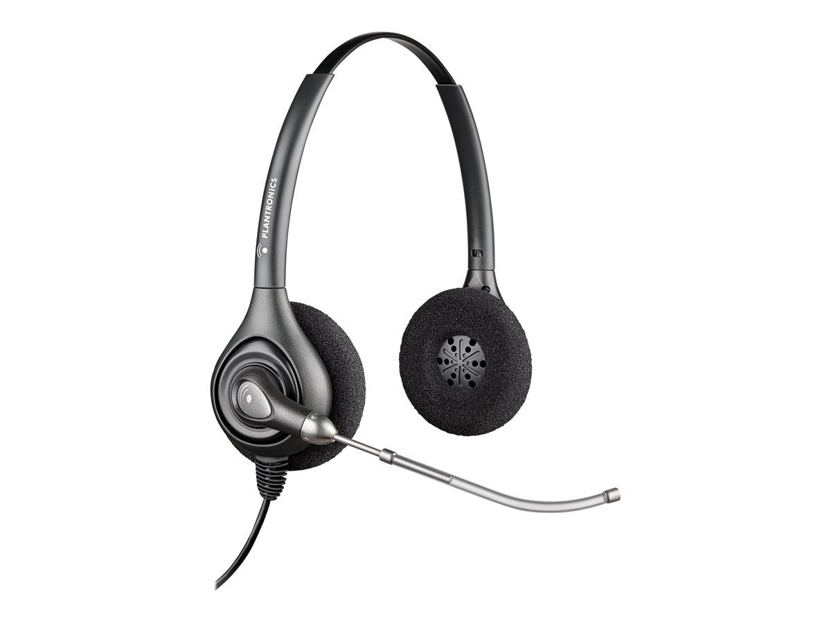 Poly SupraPlus HW261H Hearing Aid - Over-the-Ear Wired Headset with Quick Disconnect