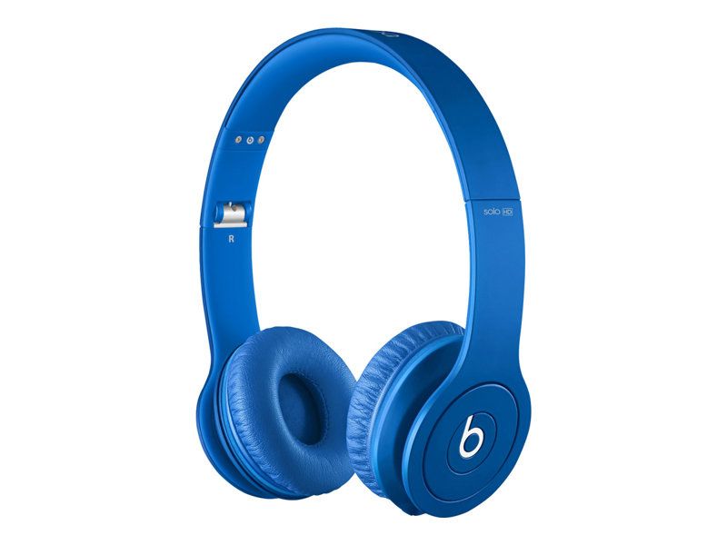 Beats Solo HD Headphones with Microphone - Wireless - 3.5mm Jack - Matte Blue