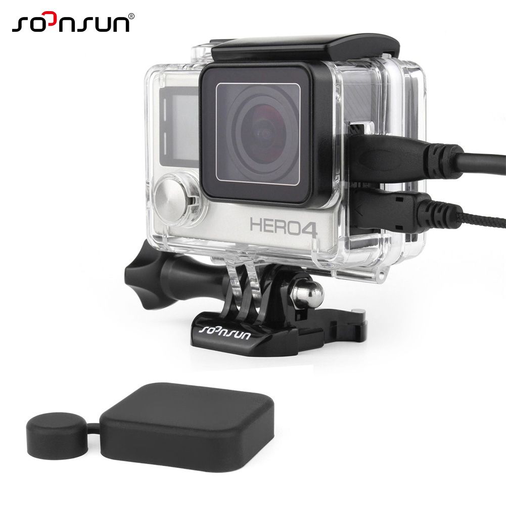 Cnyo Open-Side GoPro Case with Removable Doors and BacPac Compatibility