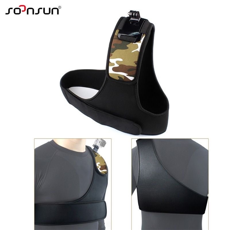 Cnyo Unique Shoulder Strap for GoPro Hero 4/3/3+ and Xiaomi Yi SJCAM