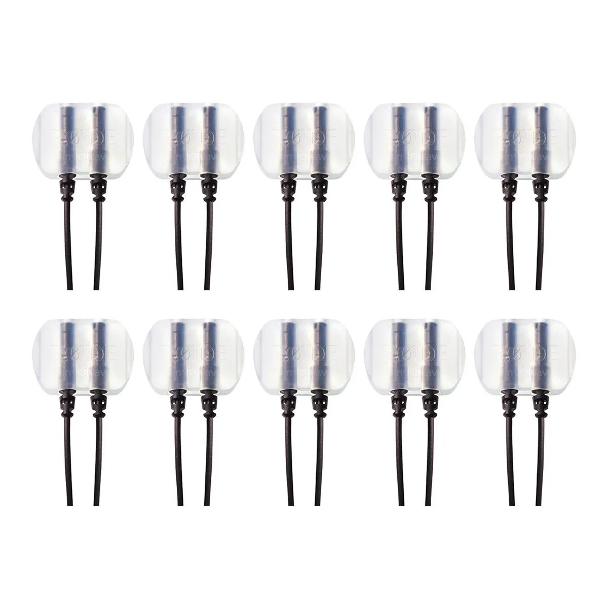 Rode InvisiLav Pack 10 - Transparent Microphone Holder - Wireless