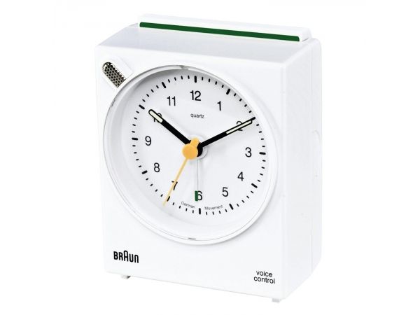 Braun BNC 004 Digital Alarm Clock, White