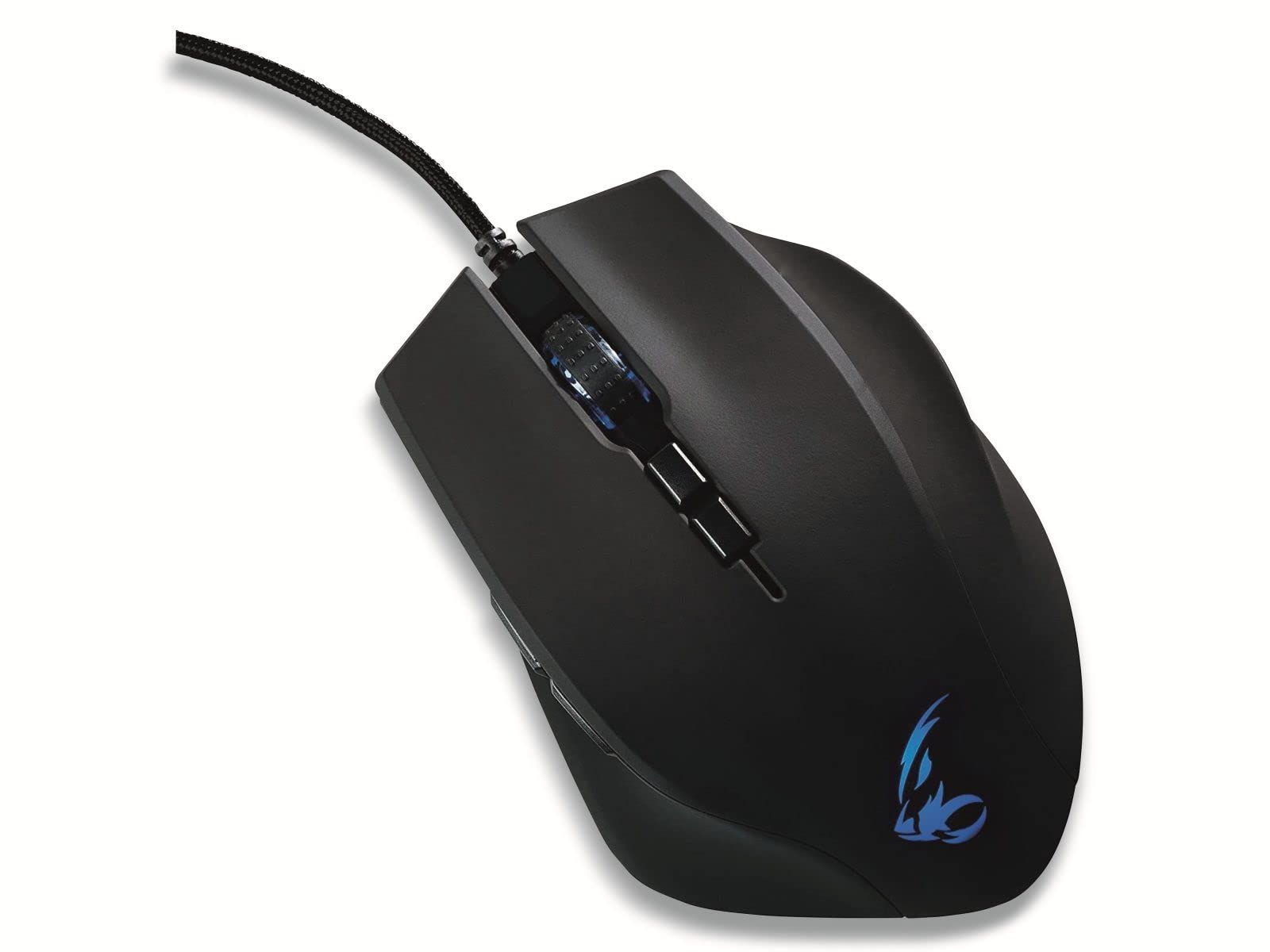 MediaRange Optical Mouse, 5000 DPI, Right-Handed, USB Type-A (MRGS203)