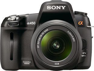 Sony a DSLR-A450 Body Only Digital Camera - 14.2 MP APS-C Sensor