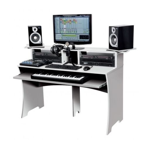 Étagère de travail Glorious DJ - Blanche (Taille : Grande, Couleur : Blanc)
