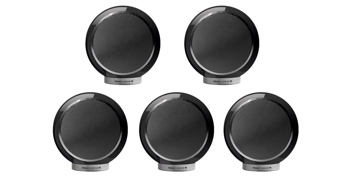 Elipson Planet M 5.0 - Enceinte coaxiale 2 voies de haute qualité, laque noir