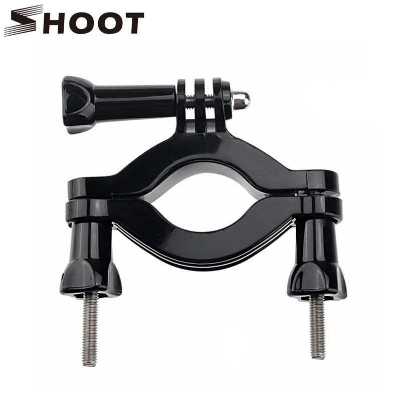 Montaje para manillar CNYO® SHOOT para cámaras de acción GoPro Hero 5/4/3, SJCAM SJ4000, Yi 4K, H9, con adaptador de trípode Go Linker