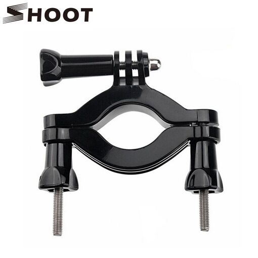 Montaje para manillar CNYO® SHOOT para cámaras de acción GoPro Hero 5/4/3, SJCAM SJ4000, Yi 4K, H9, con adaptador de trípode Go Linker