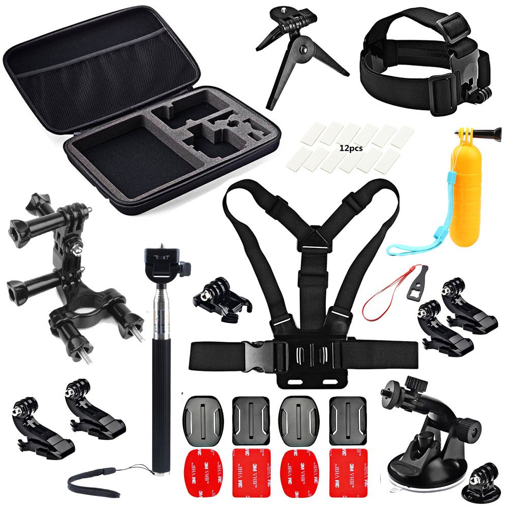 CNYO® Shooting Travel Diving Accessories Kit for GoPro Hero 5/4/3, SJCAM, Xiaomi Yi 4K, Eken Camera
