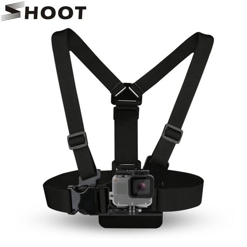 Arandela de pecho ajustable CNYO para GoPro Hero 5/4/3, SJCAM SJ4000/SJ7000, Eken H9 y cámaras Xiaomi Yi 4K
