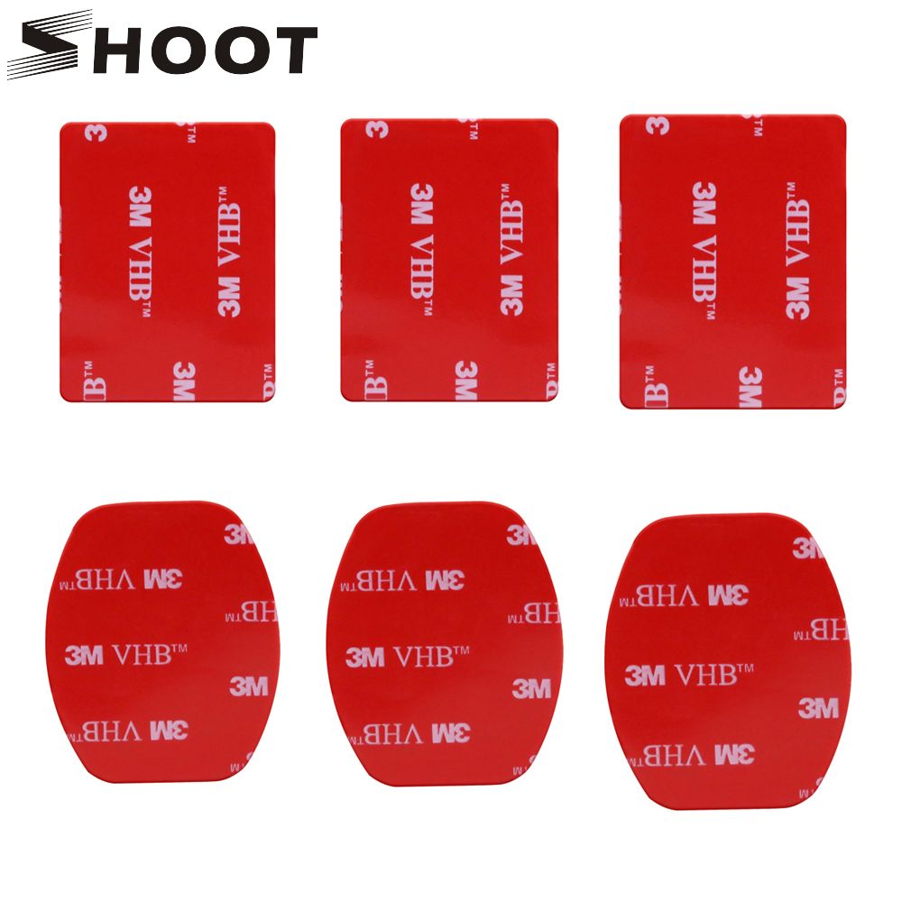 Pegatinas adhesivas de doble cara CNYO® para GoPro y cámaras parecidas