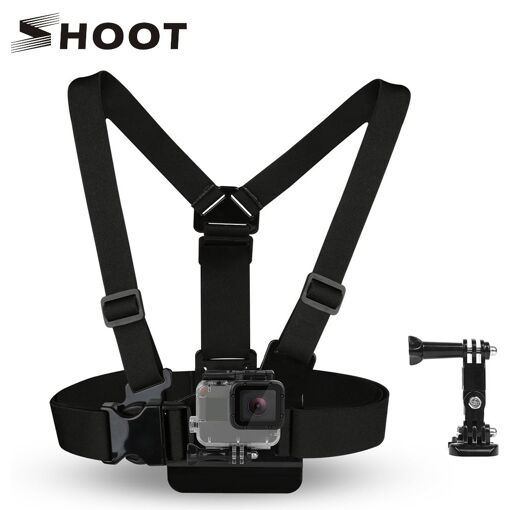 Set de accesorios para ciclismo CNYO® correa pectoral para cámaras de acción GoPro