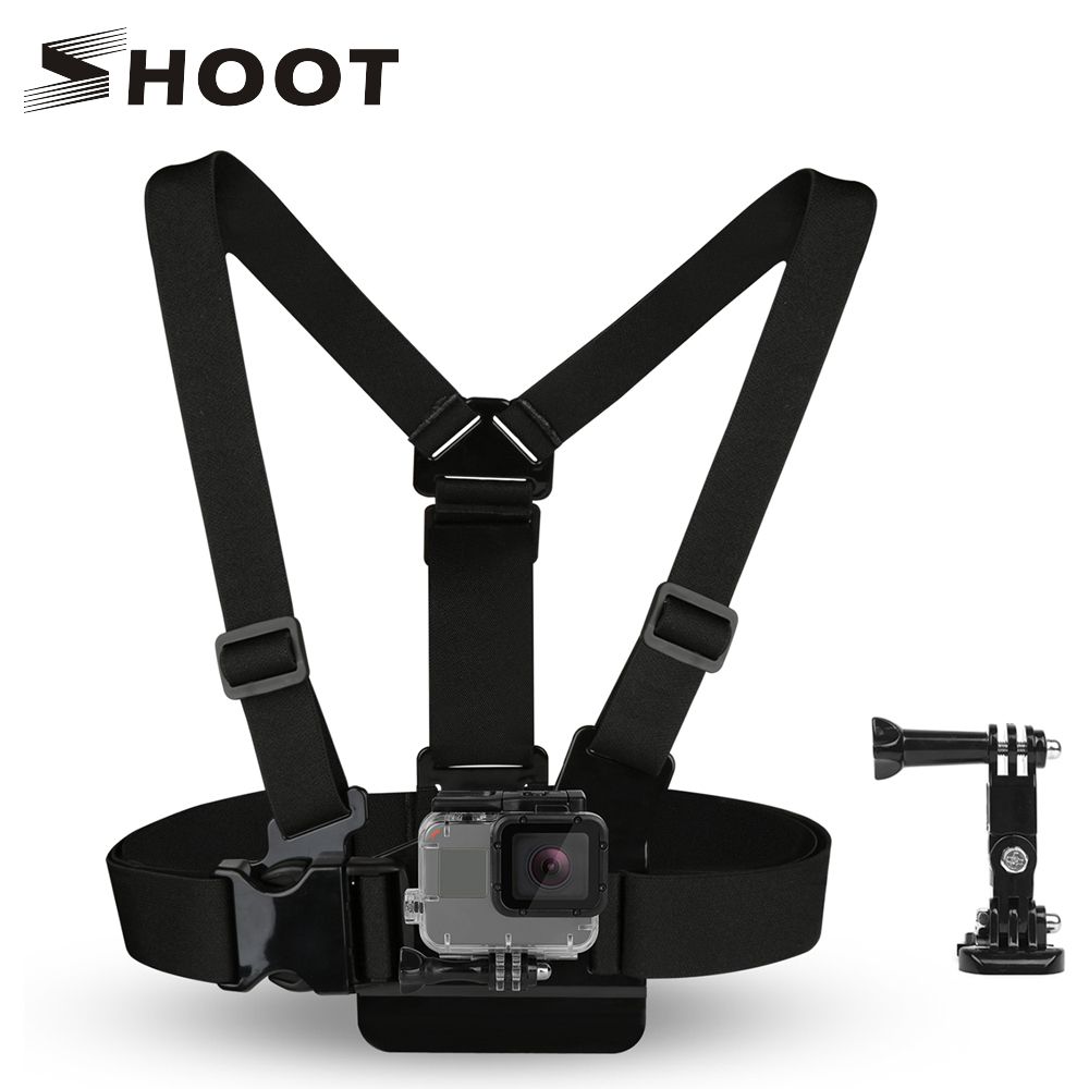 Set de accesorios para ciclismo CNYO® correa pectoral para cámaras de acción GoPro