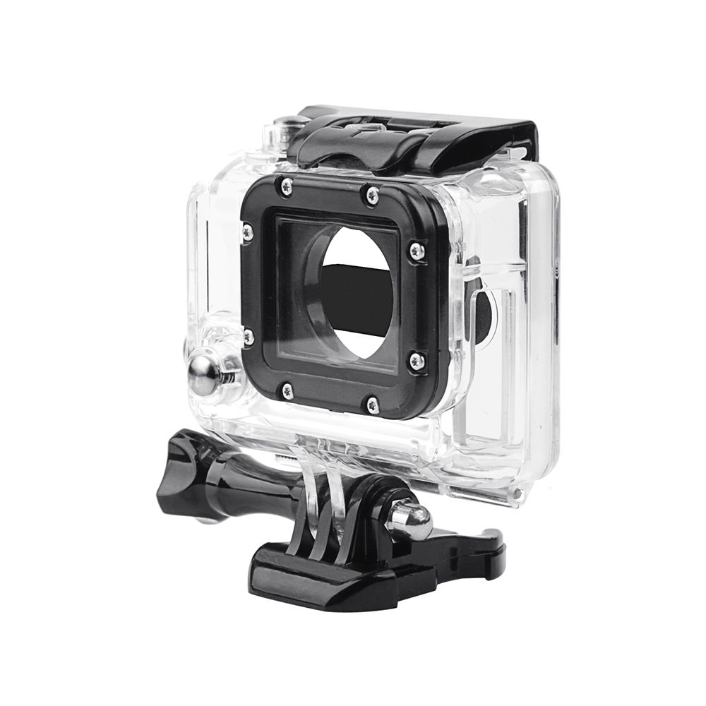 Estuche de protección CNYO® SHOOT con apertura lateral para cámara de acción GoPro Hero 3, con kit de montaje en loop
