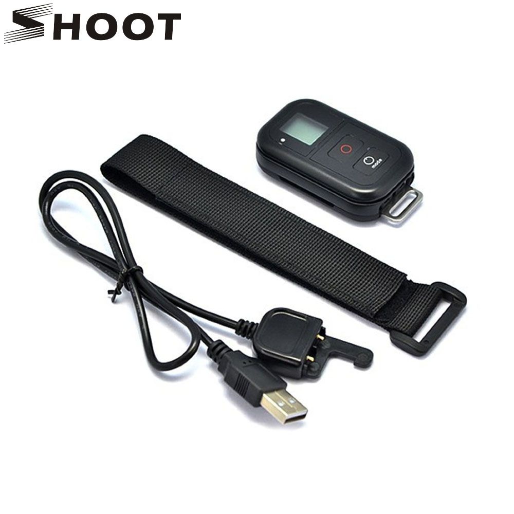 Control remoto inalámbrico resistente al agua CNYO® de 0,8 pulgadas para GoPro Hero 4/3+ / 3 con cargador USB incluido