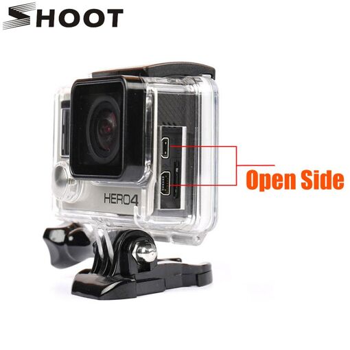 Estuche protector de lado abierto CNYO para cámara de acción GoPro Hero 4